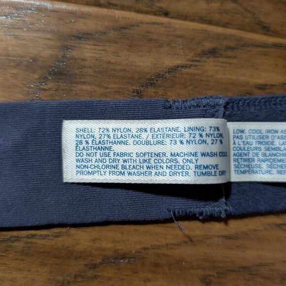 Old Navy mesh bralette bra blue size small - Picture 10 of 12